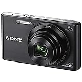 Sony dscw830 Digital Compact Kamera – Schwarz (20.1MP, 8 x Optische Zoom) 2.7 Inch LCD