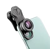 210° Fisheye-Objektiv, Professionelles Handy-Objektiv für iPhone, Samsung, Pixel, BlackBerry, Ipad, Notebook, usw., Fisheye-Objek
