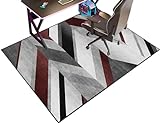 LYBH Trommelmatte Bürostuhlmatte, Gaming-Stuhlmatte für Hartholzböden, Schutzmatte, rutschfeste Bodenmatte, Bürostoff-Bodenschutzmatte für Hartböden-G||150x180