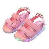 Sandalen Jungen Mädchen 30, Kinder Sommerschuhe Bequeme Strandsandalen Einfarbig Sportsandalen Sommer Strandschuhe Atmungsaktive Freizeitschuhe Flach Kinderschuhe Offener Zeh O