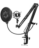 Speedlink VOLITY Streaming Accessory Set - Mikrofonhalterung für Streamer/ Gaming/ Computer/ Notebook/ Laptop, Shock-Mount, schw