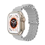 Smartwatch (Annehmen/Telefonieren), 2 Zoll Smartwatches für Herren Damen 120+ Sportmodi Fitness Tracker mit Schlaf-Herzfrequenzmesser, Schrittzähler, IP67 Wasserdicht Fitness Uhr für iOS