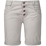 Sublevel Damen Shorts - D6255Z61826ZF_Quiet Grey_XL