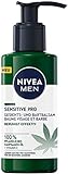 NIVEA MEN Sensitive Pro Gesichts- und Bartbalsam (150 ml), feuchtigkeitsspendende Creme mit Hanfsamenöl & Vitamin E, beruhigender, leichter Balsam für Bartträg