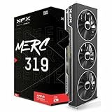 XFX Speedster MERC319 Black Gaming Radeon Gaming Grafikkarte RX 7800 XT 16 GB GDDR6 HDMI 3xDP, AMD RDNA™ 3 (RX-78TMERCB90)