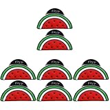 4 Sätze Wassermelonenbrosche Wassermelonen-brosche-clips Wassermelonen-abzeichen Geburtstagsgeschenk Cartoon-brosche Schmuck Zur Seite Fahren Wassermelonen-reversclip 2 Stück * 4 MAGICLULU