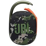 JBL In-Ear Ohrhörer Clip 4 - Tragbarer Mini-Bluetooth-Lautsprecher, großer Audio- und ausdrucksstarker Bass, integrierter Karabiner, IP67 wasserdicht und staub