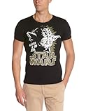 Logoshirt Herren Star Wars Yoda T-Shirt, Schwarz, Medium (Herstellergröße: M)