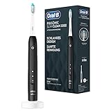 Oral-B Pulsonic Slim Clean 2000 Elektrische Schallzahnbürste/Electric Toothbrush, 2 Putzmodi für Zahnpflege und gesundes Zahnfleisch mit Timer, Designed by Braun, schwarz, 1 stück (1er Pack)
