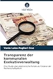 Transparenz der kommunalen Exekutivverwaltung: Eine Studie über elektronische Portale als Förderer der Rechenschaftsp