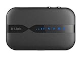 D-Link DWR-932 Mobiler LTE WLAN Hotspot (Single Band, 4G LTE mit bis zu 150 Mbit/s Downloadgeschwindigkeit) Schw