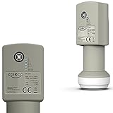 XORO SF 200 Twin - digitales Twin LNB mit integriertem SAT-Finder - ideal für Camping, schnelle und einfache Ausrichtung, Signalstärkeanzeige direkt am LNB