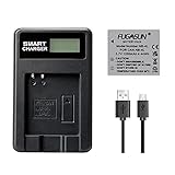FUGASUN 1 PC 1200mAh NB-4L NB4L Batterie mit LCD-Einzel-Ladegerät für Canon IXUS 50 55 60 65 80 75 100 I20 110 115 120 130 is 117 220 225