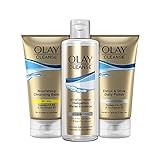 Olay Reinigungs-Set: Reinigungsbalsam 150 ml, Mizellenwasser 237 ml, tägliche Politur 150