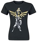 Zelda T-Shirt (Damen) -XL- Zelda Logo, schw
