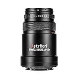 AstrHori 25 mm F2,8 2X-5X Ultra Makro Objektiv, Vollformat, manueller Fokus, kompatibel mit spiegellosen Fuji X-Kameras, X-A1, X-A10, X-E2, X-A2, X-A3 usw
