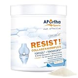 APOrtha Sports RESIST! Nährstoffkomplex mit FORTIGEL® + TENDOFORTE - 340 g Pulver, innovative, bioaktive Collagen-Peptide mit Glucosamin und Hyaluronsäure, glutenfrei, allergenfrei, lak