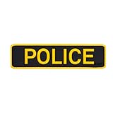 Patch Aufnäher Police Polizei Politie Einsatz Spezialeinheit Wachmeister Sek Klett Militär Abzeichen Emblem 2,5x9cm #20285