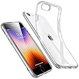 ESR Klare Silikon Hülle Kompatibel mit iPhone SE 2022 Hülle, iPhone 8/7, iPhone SE 2020 Hülle, Dünne transparente Handyhülle, weiche TPU Schutzhülle, Vergilbungsbeständig,