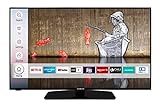 Techwood F40TS550S 40 Zoll Fernseher/Smart TV (Full HD, HDR, Triple-Tuner) - Inkl. 6 Monate HD+ [2023], Schw