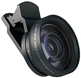 MyGadget Universal Handy Objektiv Set - 0,45x Weitwinkel + 12,5X Makro Linse - Kamera Set für Smartphone & Tablet Camera u.a. iPad, iPhone, Samsung