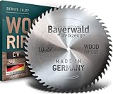 Bayerwald - CV Kreissägeblatt - Ø 400 mm x 3,0 mm x 30 mm | Wolfszahn (56 Zähne) | grobe, schnelle Zuschnitte - Brennholz & Holzwerkstoffe/Längs- & Q