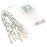 Ideen mit Herz LED-Lichterkette | warmweiß | 5 mm Lampen-Ø, 15 cm Abstand | inkl. Timer | 10