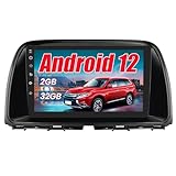 AWESAFE Android Autoradio für Mazda CX-5 2013-2016 Android 12 Radio mit Navigation Carplay Android Auto unterstützt Bluetooth FM Radio DAB+ WiFi USB
