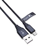 Micro USB Kabel Nylon Geflochtenes Ladekabel Kompatibel mit Samsung Galaxy Tab S, Tab S 8.4, Tab S 10.5, Tab S2 8.0, Tab S2 9.7, Tab A 7.0, Tab A 8.0, Tab A 9.7, Tab A 10.1 | USB B (0.5m)