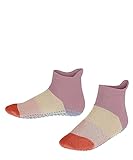FALKE Unisex Kinder Hausschuh-Socken Colour Block K HP Baumwolle rutschhemmende Noppen 1 Paar, Rot (Brick 8770), 35-38