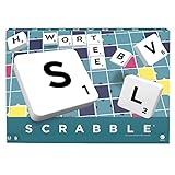 Mattel Games Scrabble Original Deutsche Version, Kreuzworträtsel-Brettspiel für Kinder und Erwachsene, Gesellschaftsspiel, Design kann variieren, für 2 -4 Spieler, ab 10 Jahren, Y9598