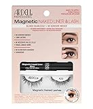ARDELL Magnetic Liner Kit Naked Lash 420 - Magnetische Wimpern aus Echthaar mit magnetischem Eyeliner, kein Wimpernkleber notwendig | einfaches Anbringen, vegan & wieder verwendb