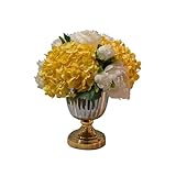 VducK Künstliche Blume im Topf, künstliche Blumen im europäischen Stil, künstliche Blumen, Tischdekoration, Heimdekorationszubehö
