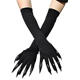 XCJIKUKE Damen Gothic Handschuhe Mall Goth Armstulpen fingerlose Handschuhe Punk Cosplay Zubehör (viele Stile), Schwarz 17, Einheitsgröß
