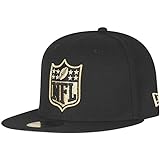 New Era 59Fifty Fitted Cap - NFL Shield Logo schwarz/G