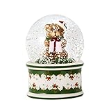 Villeroy & Boch - Christmas Toys, Schneekugel klein, Bär, 6,5 x 6,5 x 9cm, Porzellan/Glas, Mehrfarbig 14-8327-6695