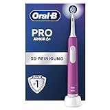 Oral-B Pro Junior Elektrische Zahnbürste/Electric Toothbrush für Kinder ab 6 Jahren, Drucksensor, 3 Putzmodi inkl. Sensitiv für Zahnpflege, weiche Borsten & Timer, Designed by Braun,