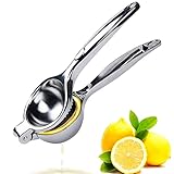 Relota Zitronenpresse Handpresse, Zitruspresse Manuell, Anti-Ätzmittel, Schweres Saftpresse Manuell, 7cm Durchmesser Lemon Squeezer für Küche, Bar, Restaurant, Sicher und Langlebig