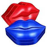 KALLORY 2 Kisten Lippenmaske Lippenpads Lippenhautmaske werkzeug Lippen-Schlafmaske lippenpflege kosmetik Lippen-Gel-Pads Fülle Kristall Linie Lippenaufkleber Gesichtsmaske W