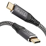 CAKOBLE USB C Kabel auf USB C 0.5M, USB 3.2 Gen2 × 2 Typ C ladekabel, 20 Gbps Datenübertragung, 100W 20V/5A Schnellladekabel,4K @ 60Hz Videoübertragung für Laptop, Mobiltelefon, USB-C-G