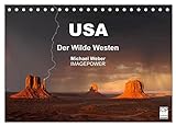 USA - Der Wilde Westen (Tischkalender 2024 DIN A5 quer), CALVENDO Monatsk
