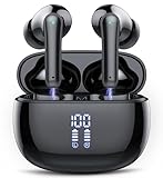2023 Neue Bluetooth Kopfhörer, In Ear Kopfhörer Kabellos Bluetooth 5.3 Kopfhörer mit 13mm Treiber, 0.05s Niedriger Latenz, 4 ENC Mic mit KI, 48 Std Spielzeit mit LED-Anzeige für Arbeit und S