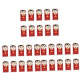 STOBOK 72 Stück Jahr Des Ochsen Roter Glücksumschlag Chinesischer Neujahrs-Geldumschlag Chinesischer Roter Umschlag Festliche Rote Päckchen Hochzeit Geldbörse Geschenk