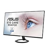 ASUS Eye Care VZ24EHE - 24 Zoll Full HD Monitor - Schlankes Design, Rahmenlos, Flicker-Free, Blaulichtfilter, FreeSync - 75 Hz, 16:9 IPS Panel, 1920x1080 - HDMI, D-Sub