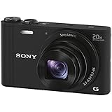 Sony DSC-WX350 Digitalkamera (18 Megapixel, 20-fach opt. Zoom, 7,5 cm (3 Zoll) LCD-Display, NFC, WiFi) schw