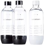 SodaStream 2260525 Wasserflasche, Kunstoff, multi, 3er Pack (3x1 Liter), 464