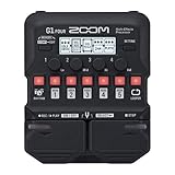 ZOOM G1 FOUR Gitarren-Multieffekt-Pedal mit Looper, Drum-Computer & Amp-Simulation – Ideal für Bühne & S