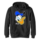 Disney Mickey & Friends - Donald Big Face YTH Hoodie Black 5/6