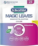 Dr. Beckmann MAGIC LEAVES Waschmittel-Blätter COLOR | vordosierte & wasserlösliche Waschblätter | platzsparend und leicht anzuwenden | 25 B