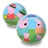 Happy People Peppa Pig Ball aus Kunststoff, Maße: Ø ca. 23 cm, 75117